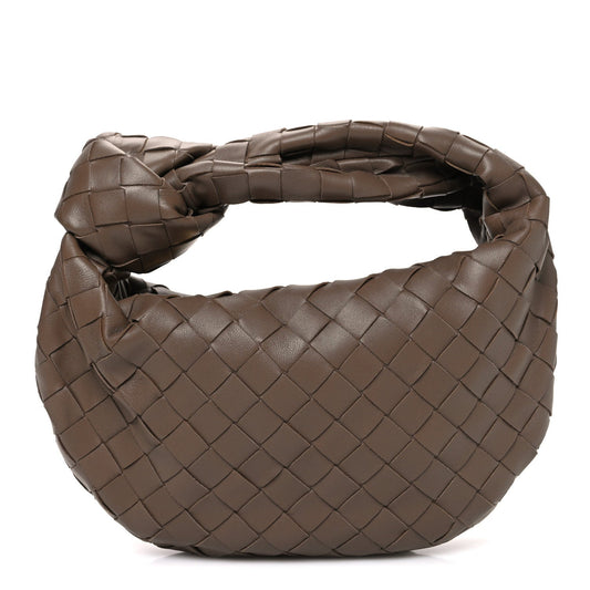 Nappa Intrecciato Mini Jodie Dark Taupe