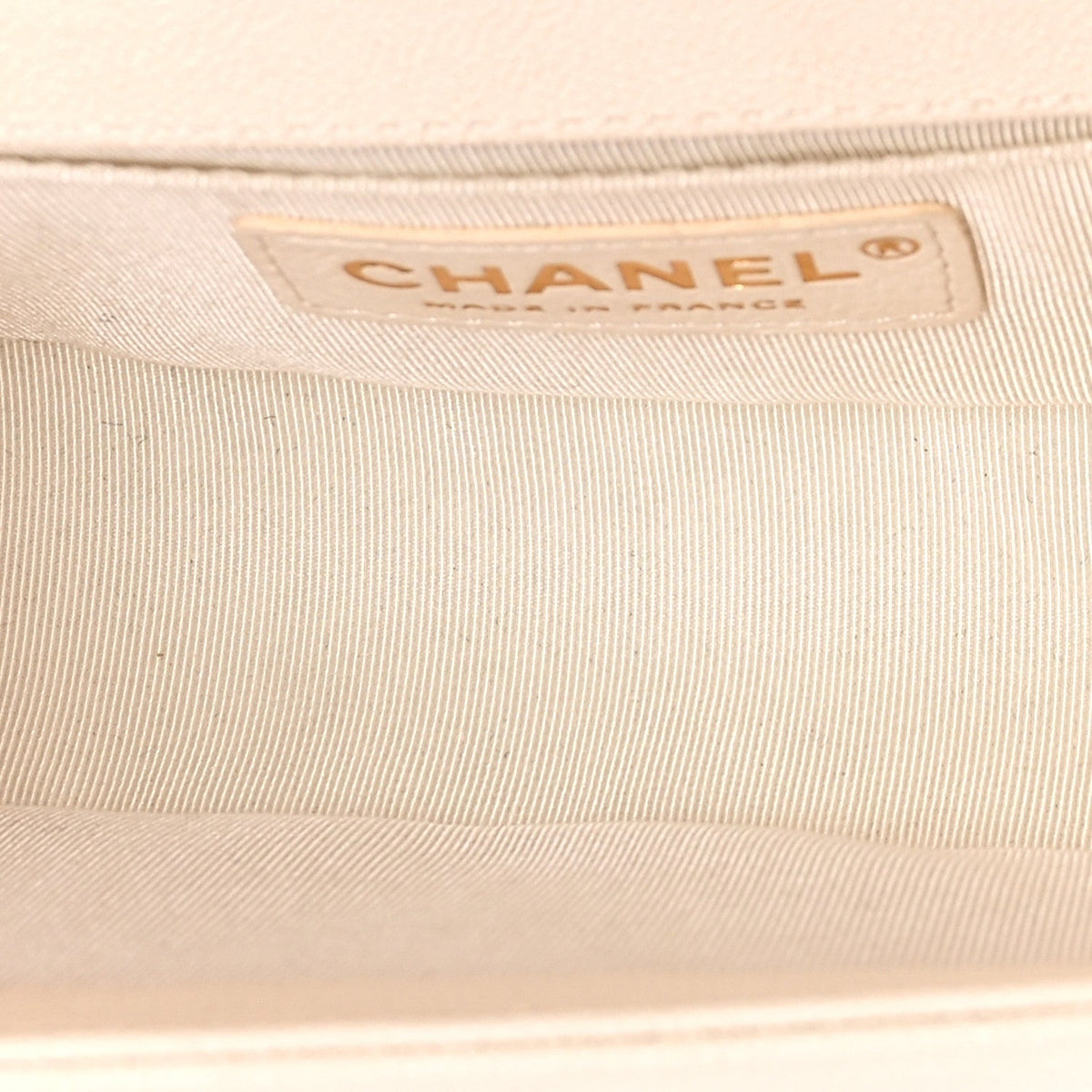 Caviar Quilted Small Boy Flap White