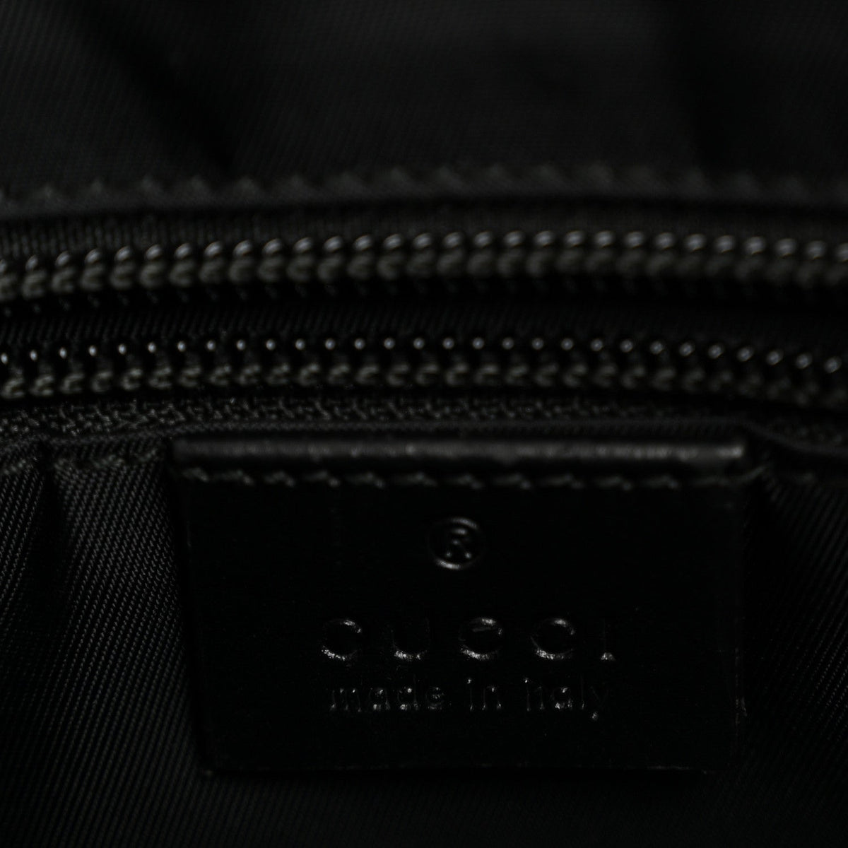 GG Supreme Monogram Web Messenger Bag Black