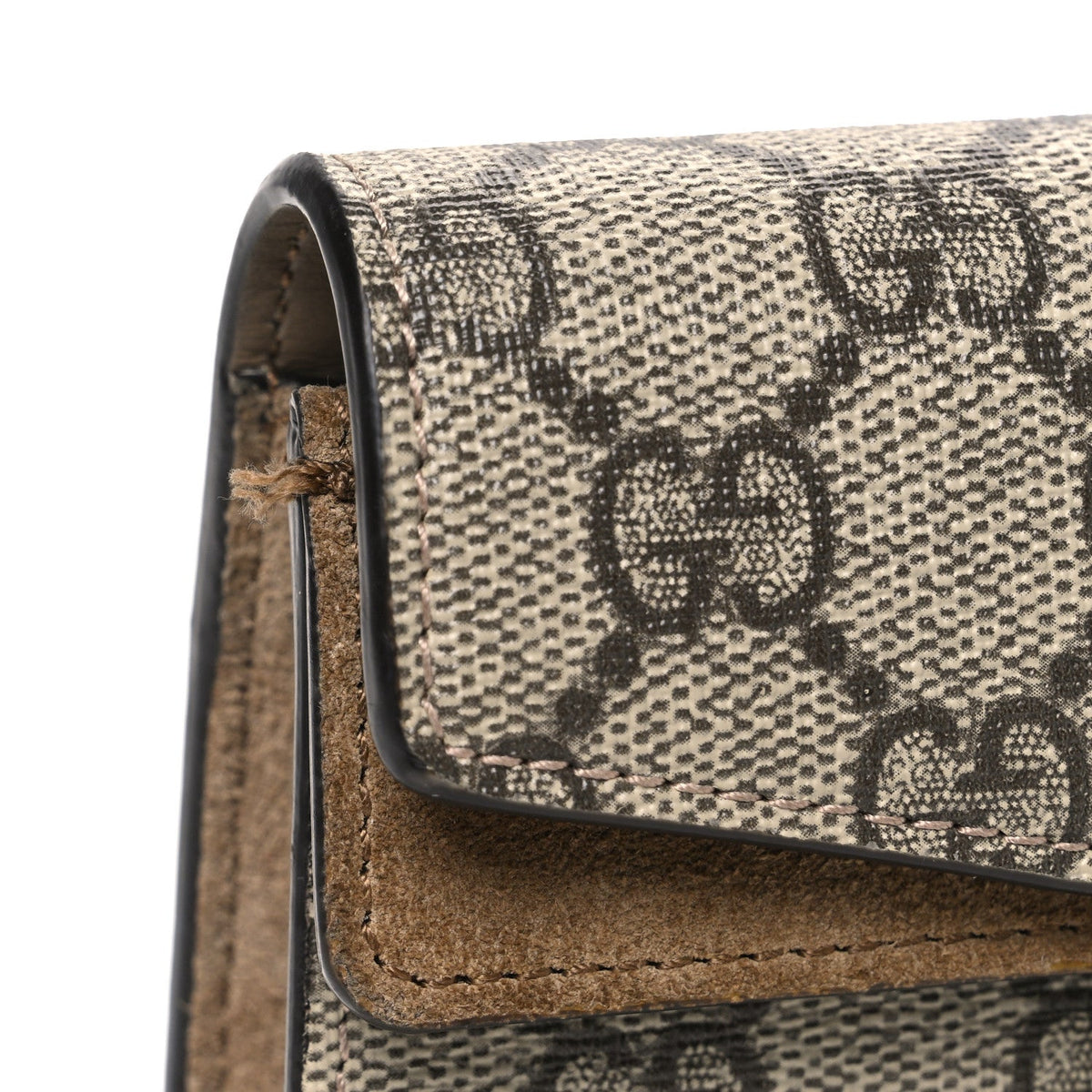 GG Supreme Monogram Super Mini Dionysus Shoulder Bag Taupe