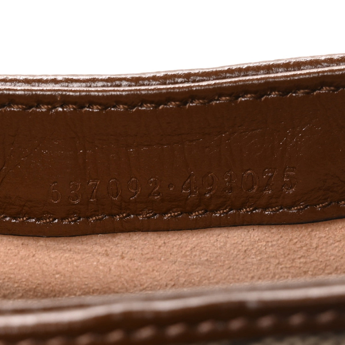 GG Supreme Monogram Azalea Calfskin Web Mini Jackie 1961 Hobo Beige Ebony Brown Sugar