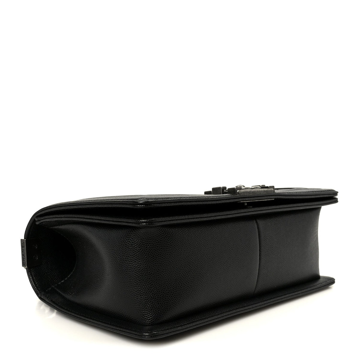 Caviar Quilted Medium Boy Flap Black