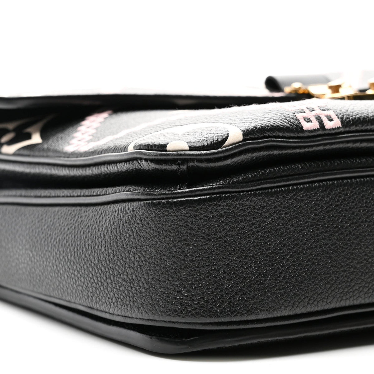 Empreinte Monogram Giant Broderies Pochette Metis Black