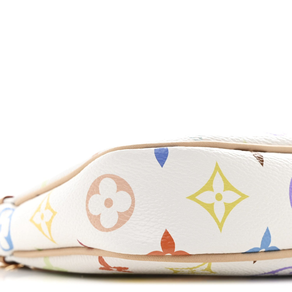 LV X TM Monogram Multicolor Pochette Accessories White