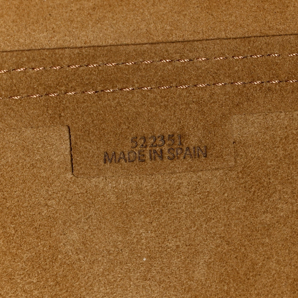 Shiny Calfskin Medium Puzzle Fold Tote Warm Desert