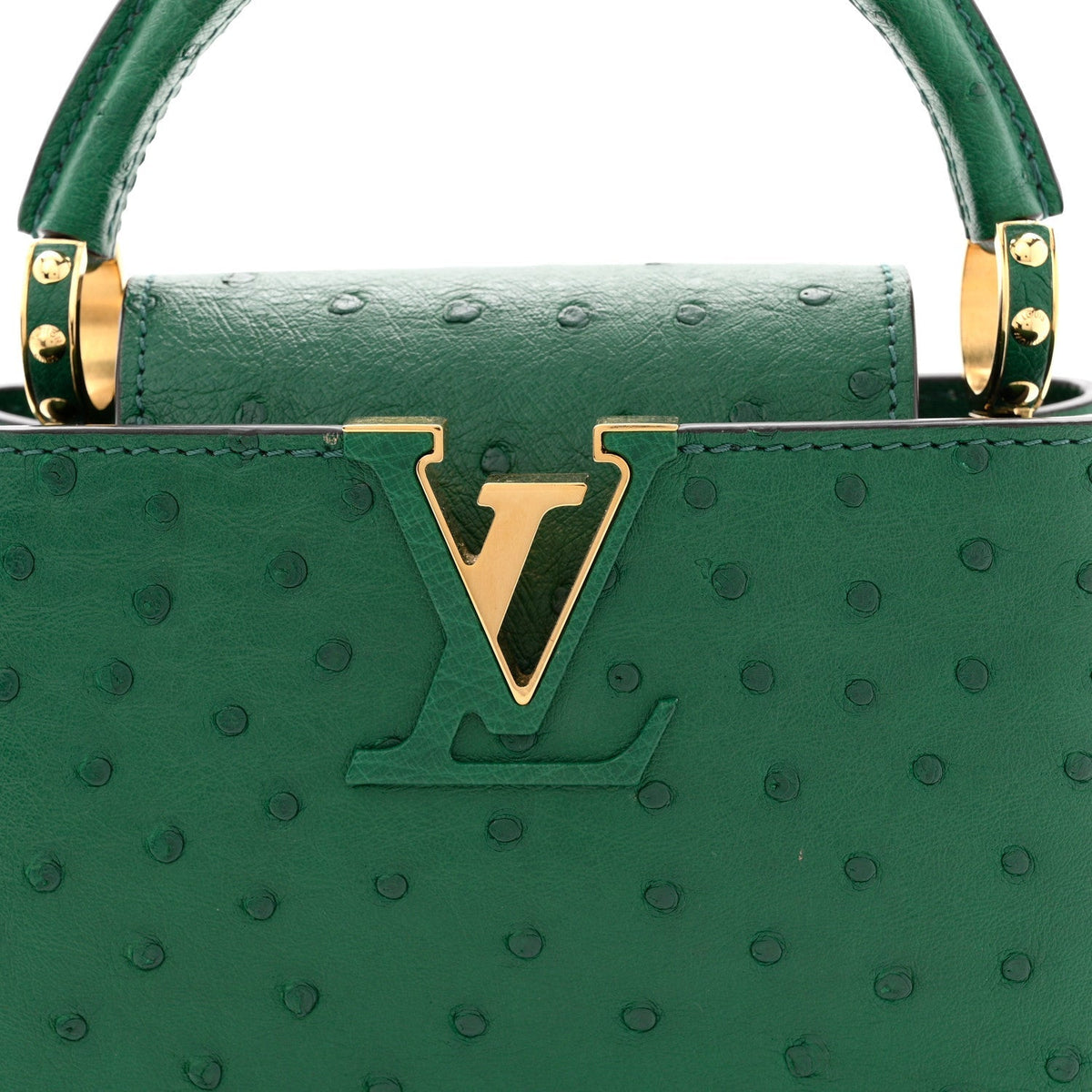Ostrich Capucines Mini Mint