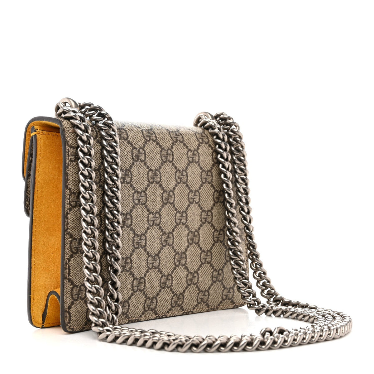 GG Supreme Monogram Mini Dionysus Shoulder Bag Yellow