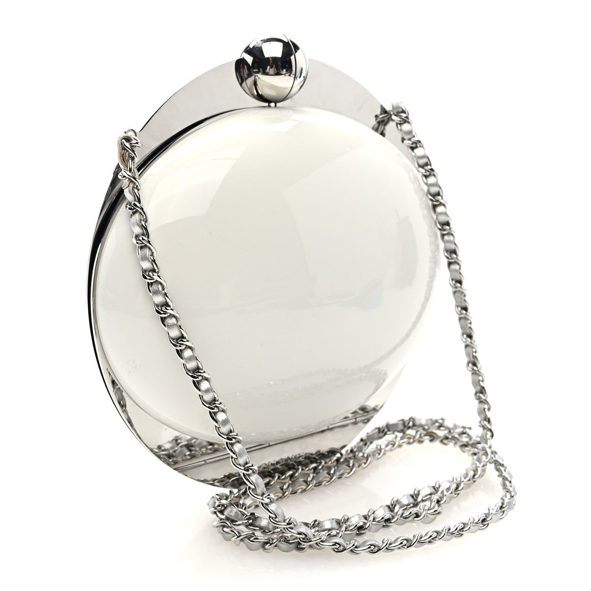 Resin CC Evening On The Moon Minaudiere White