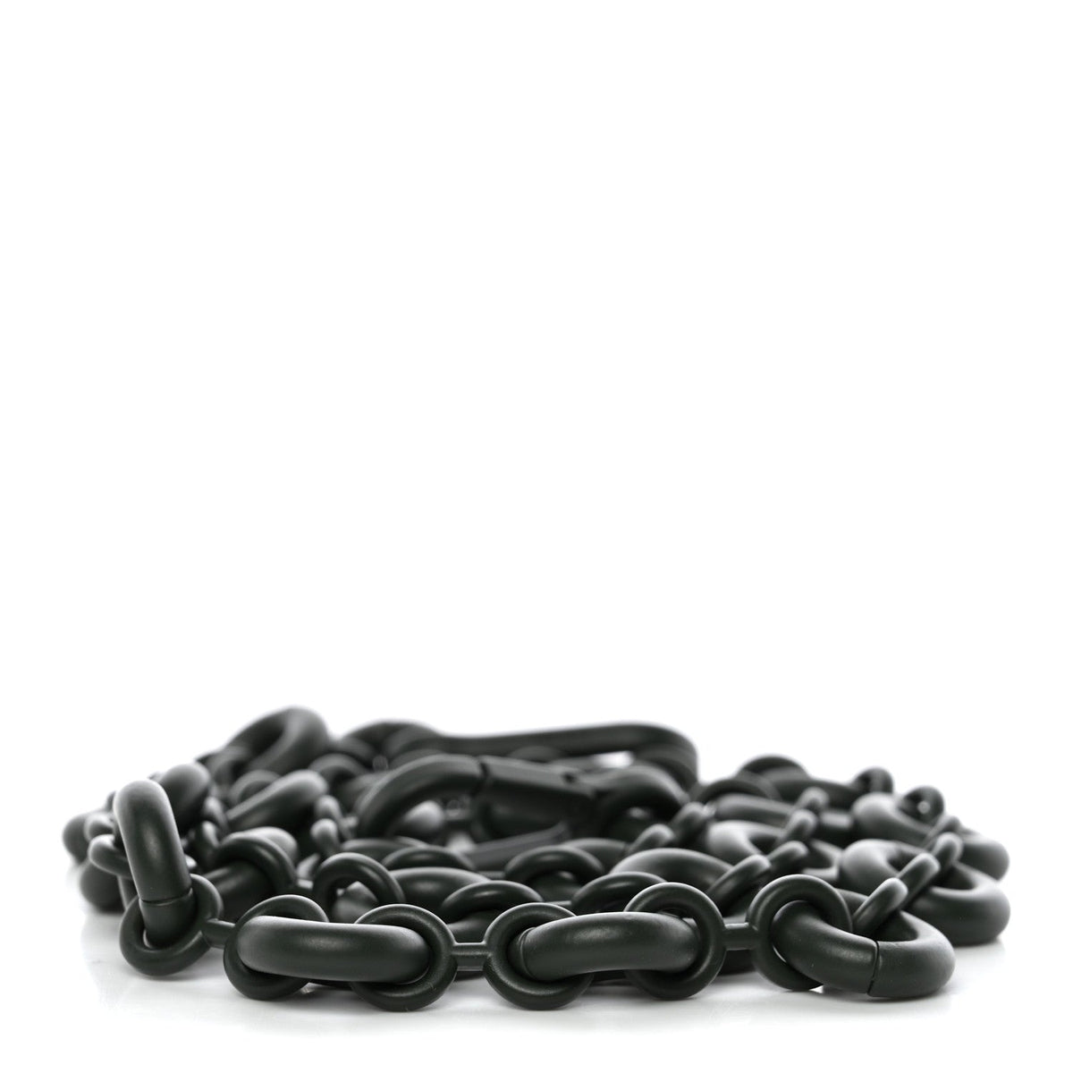 Brass Monochrome Donut Chain Shoulder Strap Olive Green