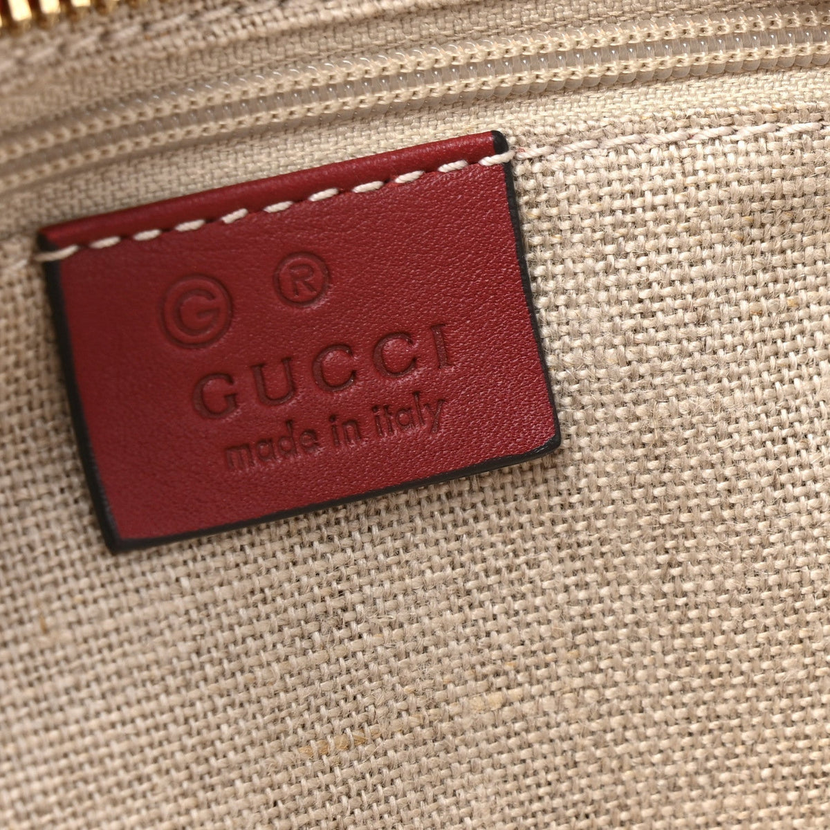Soft Microguccissima Small Crossbody Bag Rosso