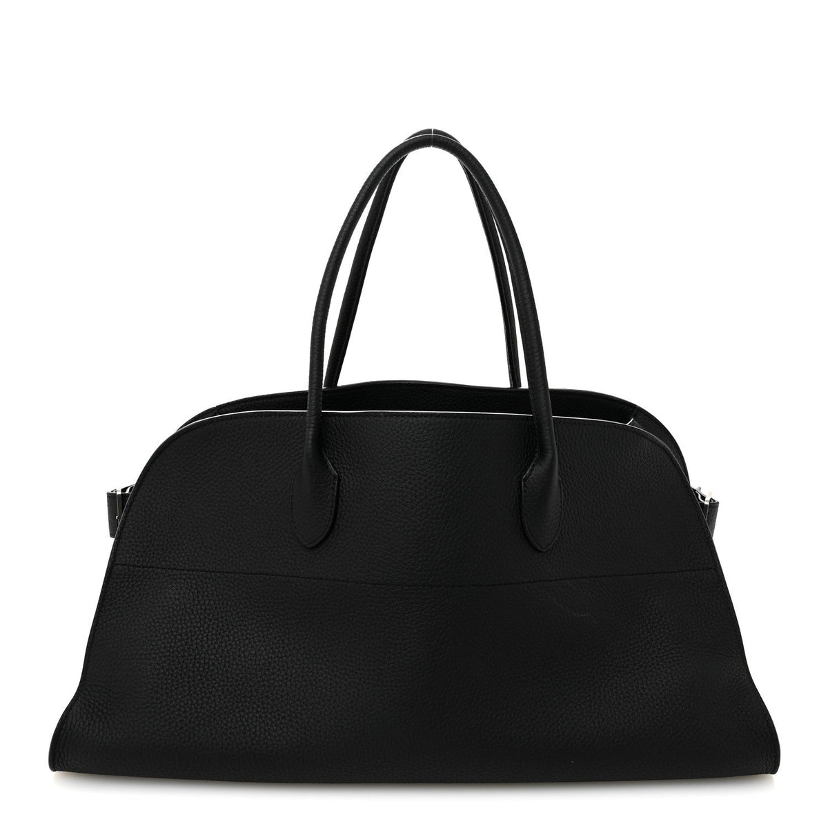 Matte Grained Calfskin EW Margaux Black