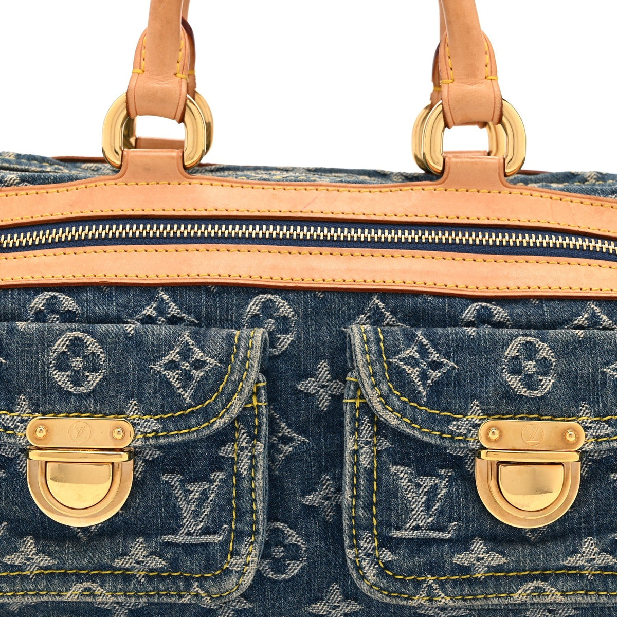 Monogram Denim Neo Speedy Blue