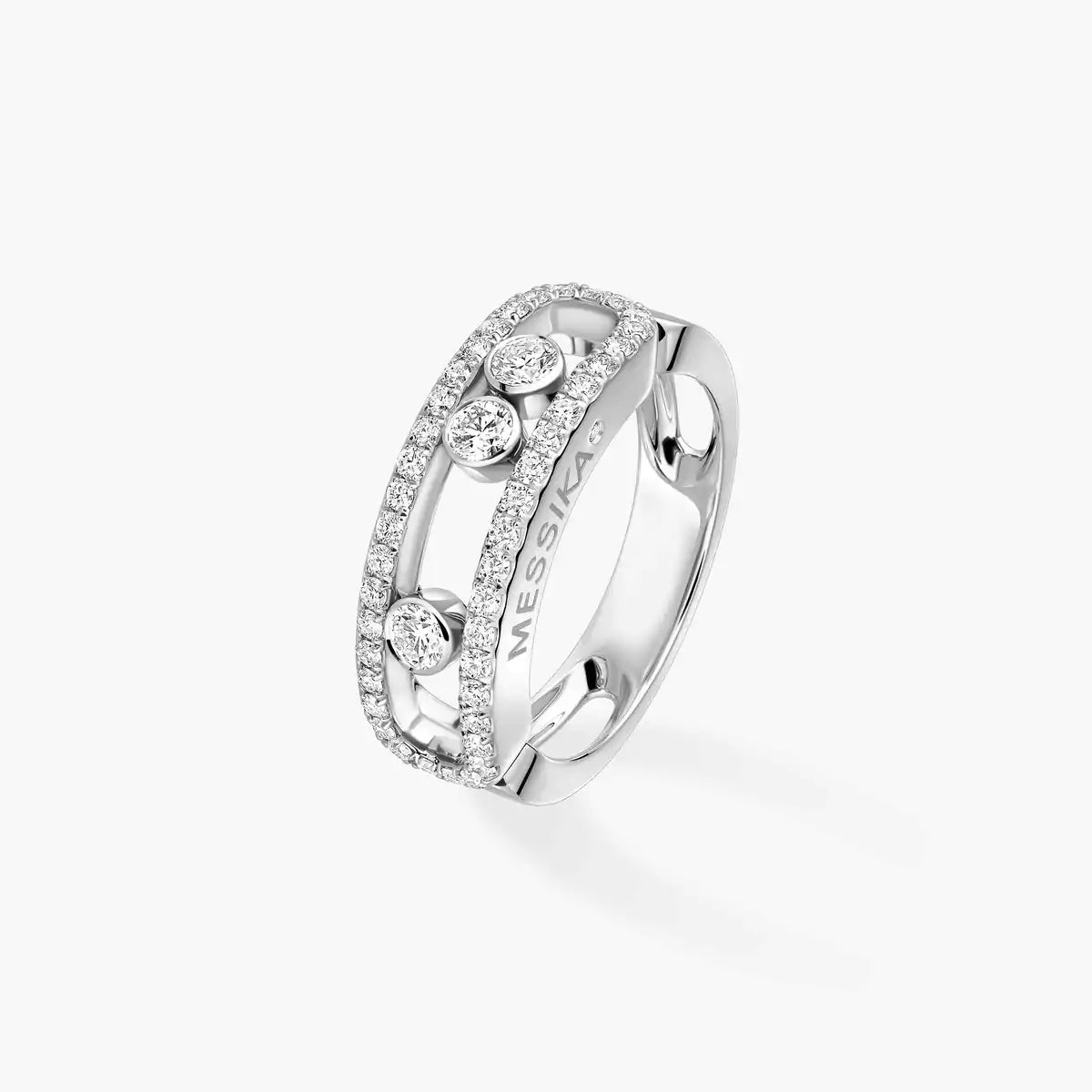 Messika Move Classique Pavé Diamond Ring